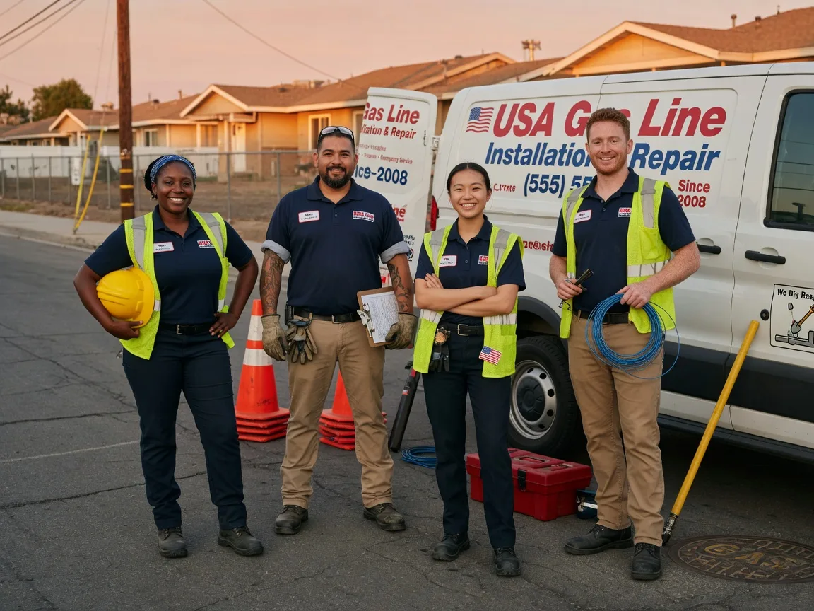 Gas Line Installation company in Warfield, VA